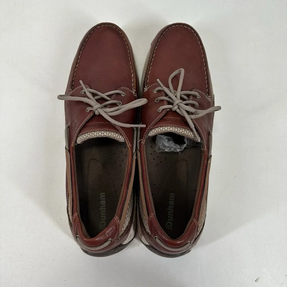 Dunham Men's Captain Brown Boat Shoes MCN410BR Size 16 D‎